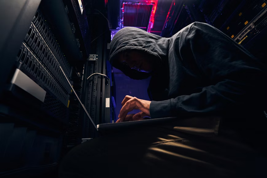 Illustration of cybersecurity banking staffing solutions bridging talent gaps in financial security for banks